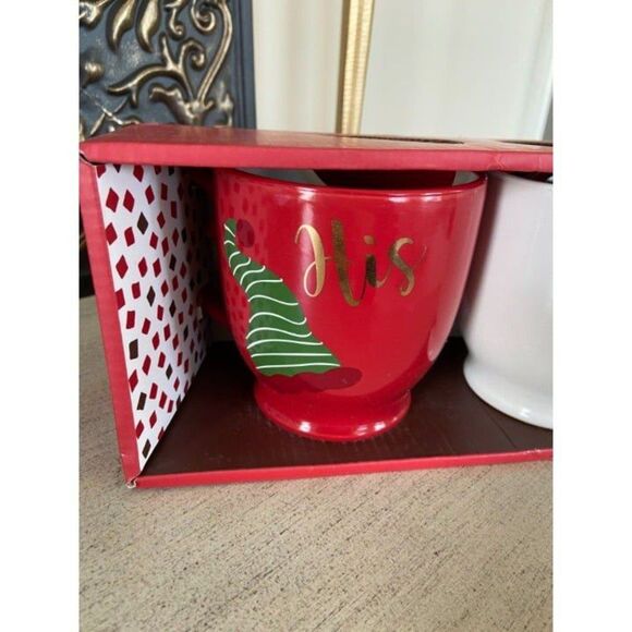 His and Hers Christmas Mugs (Set of two) - Picture 2 of 7